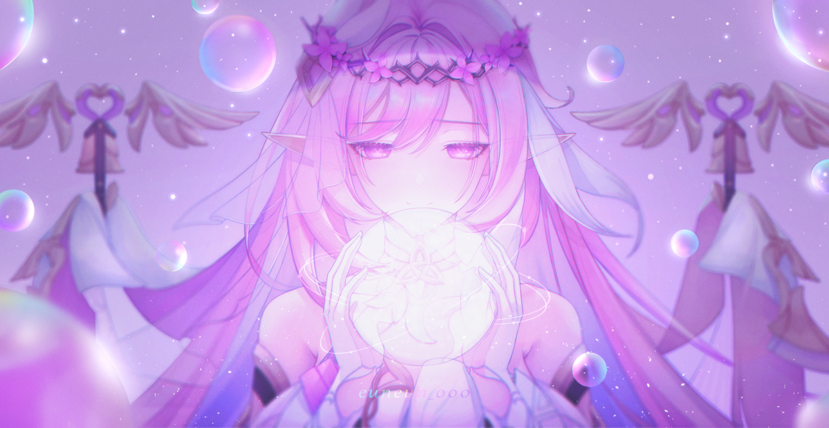 This is a pixiv picture whose title is Elysia.
