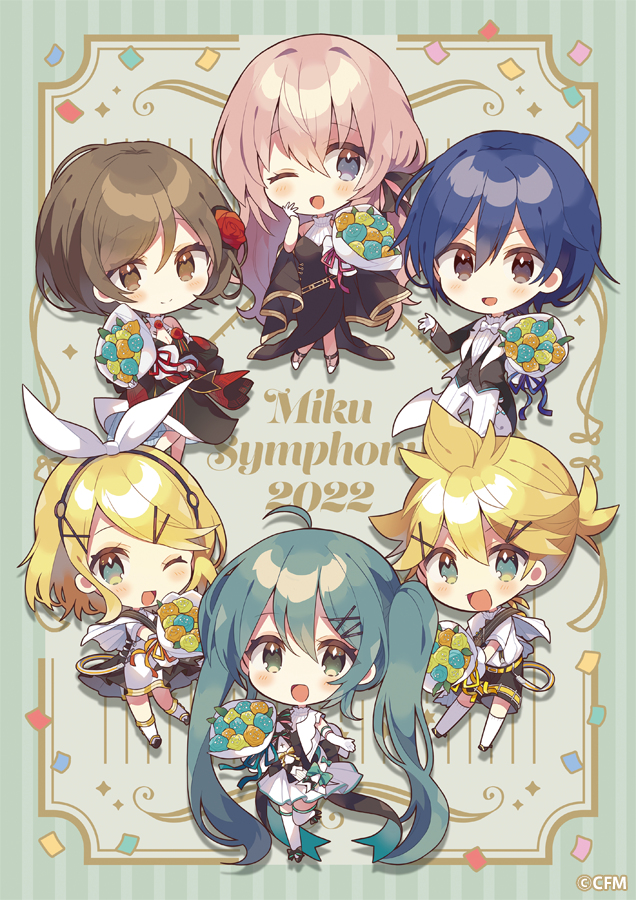 This is a pixiv picture whose title is 初音ミクシンフォニー2022.