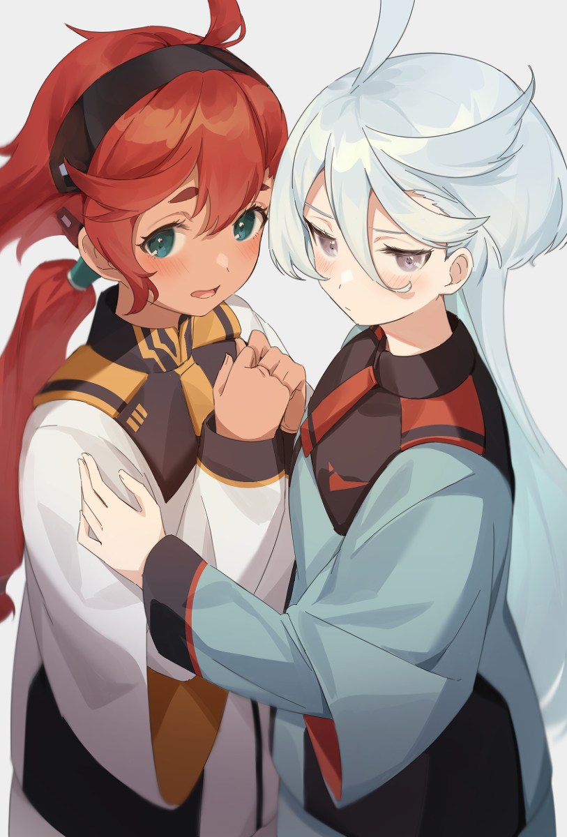 This is a pixiv picture whose title is スレッタとミオリネ.