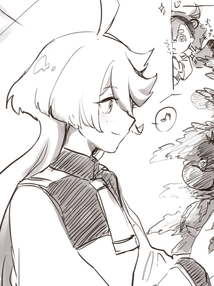 This is a pixiv picture whose title is 狙うたぬき.