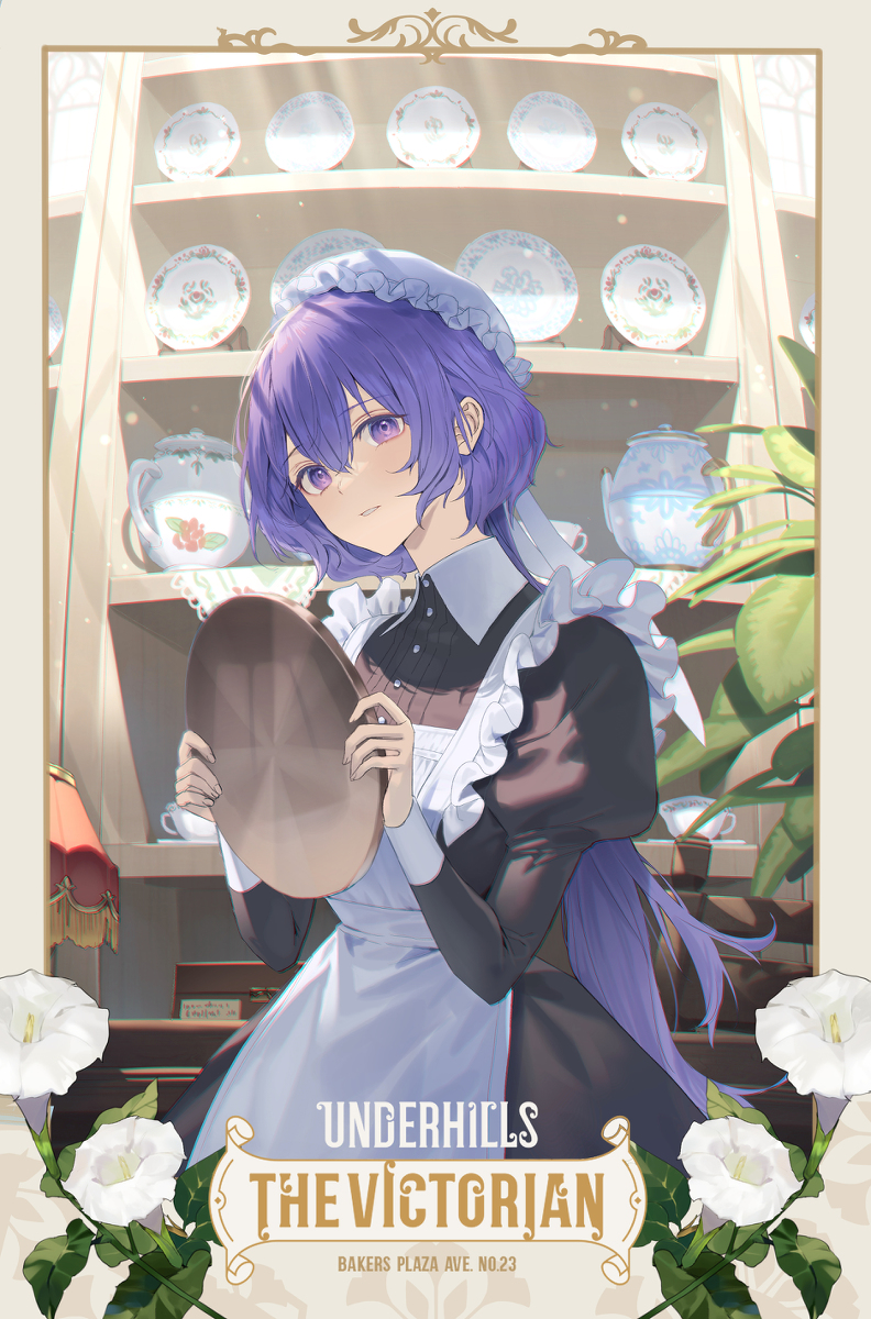 This is a pixiv picture whose title is メイド.