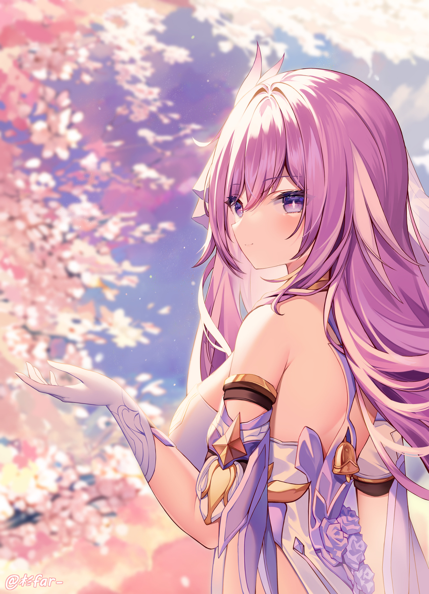 This is a pixiv picture whose title is 爱莉希雅.