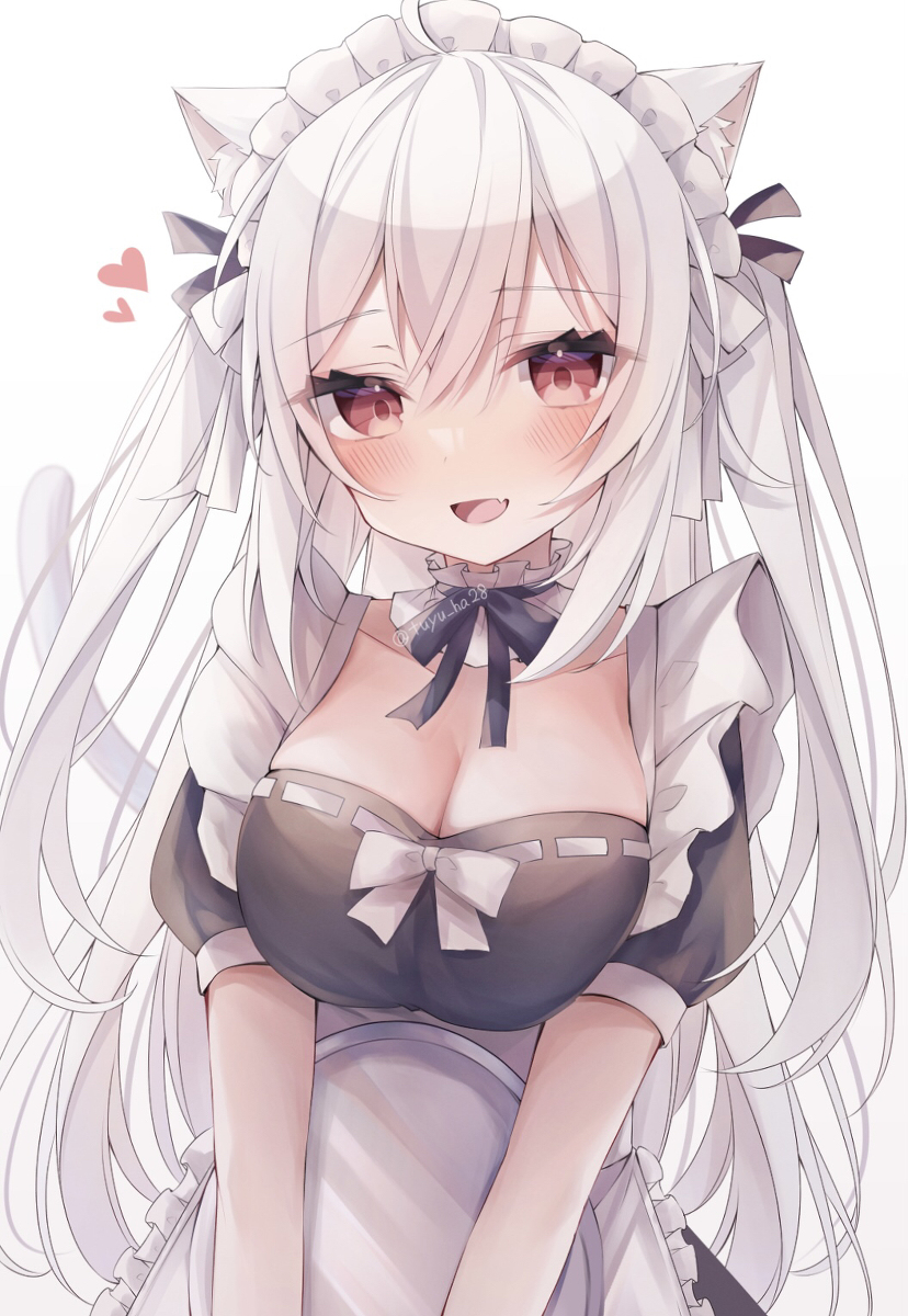 This is a pixiv picture whose title is おかえりなさいませ🤍.