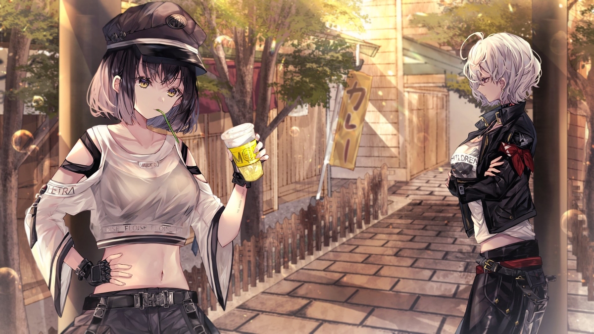 This is a pixiv picture whose title is ニケ日本上陸.