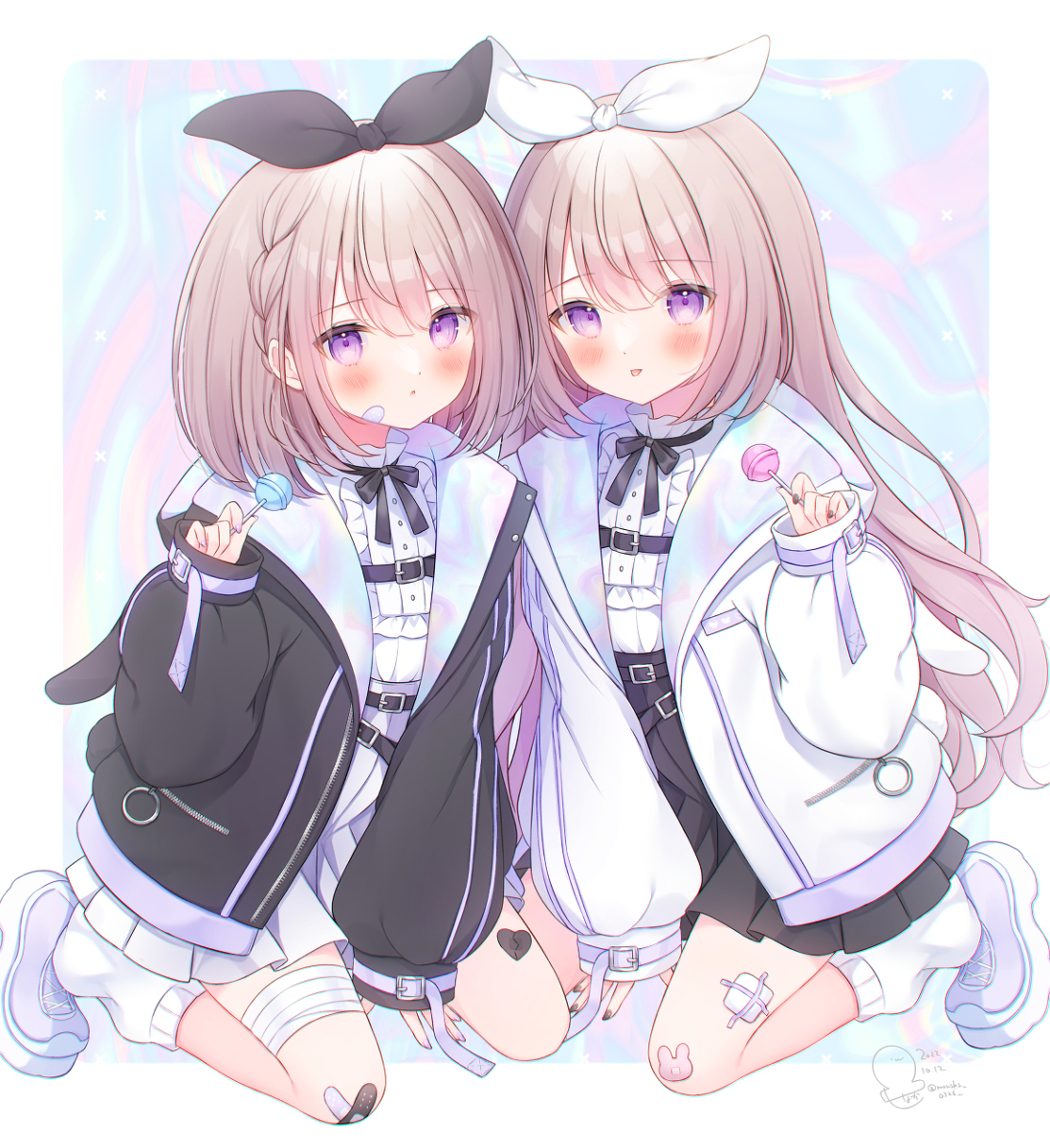 This is a pixiv picture whose title is 【お仕事】コラボパーカー🐰.