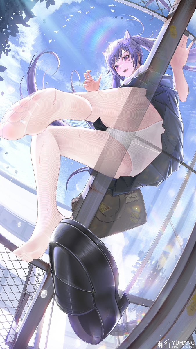 This is a pixiv picture whose title is 魂淡！~你又在看什么（＞人＜；）.