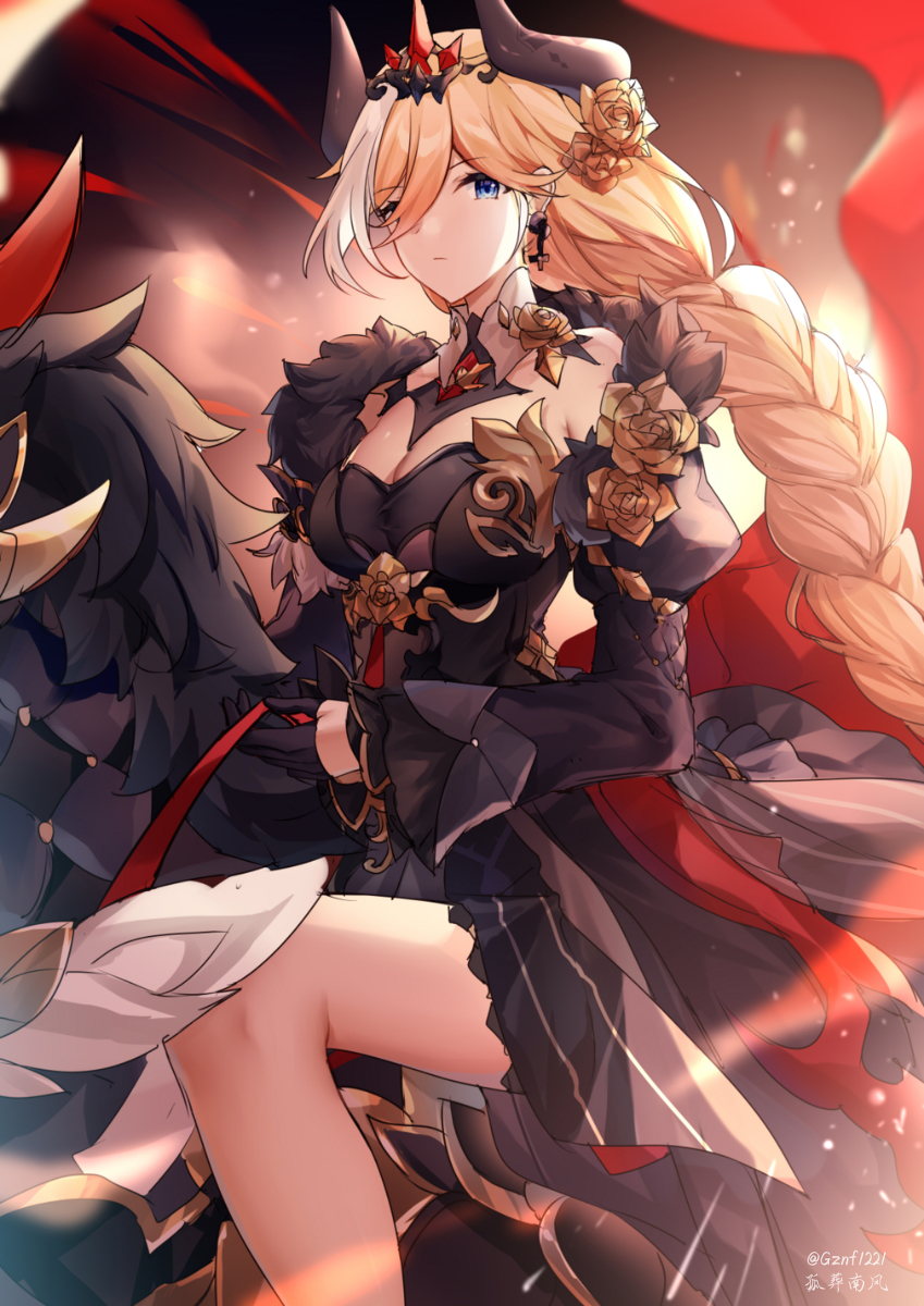 This is a pixiv picture whose title is 幽兰黛尔.