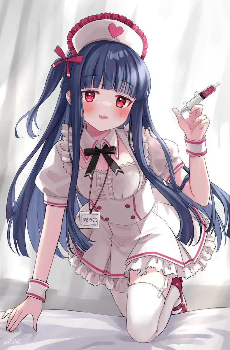 This is a pixiv picture whose title is ナース雪美ちゃん.