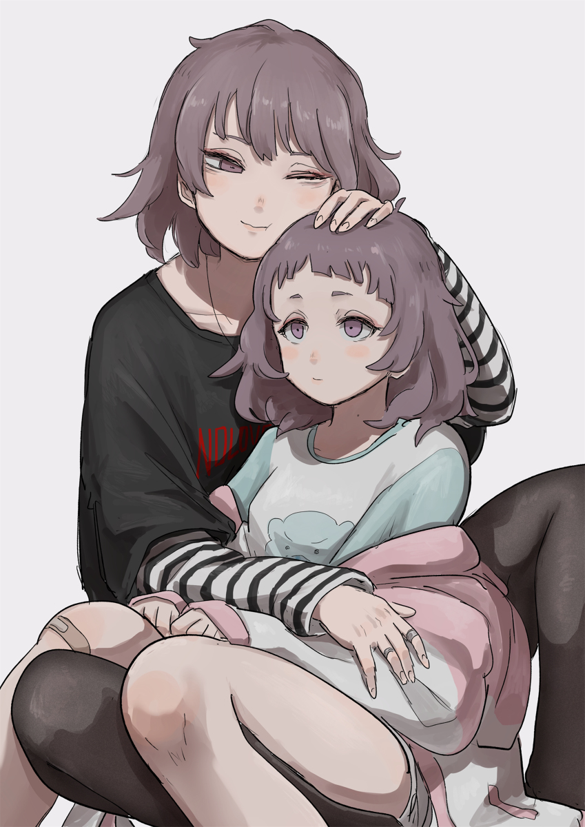 This is a pixiv picture whose title is デカい妹.