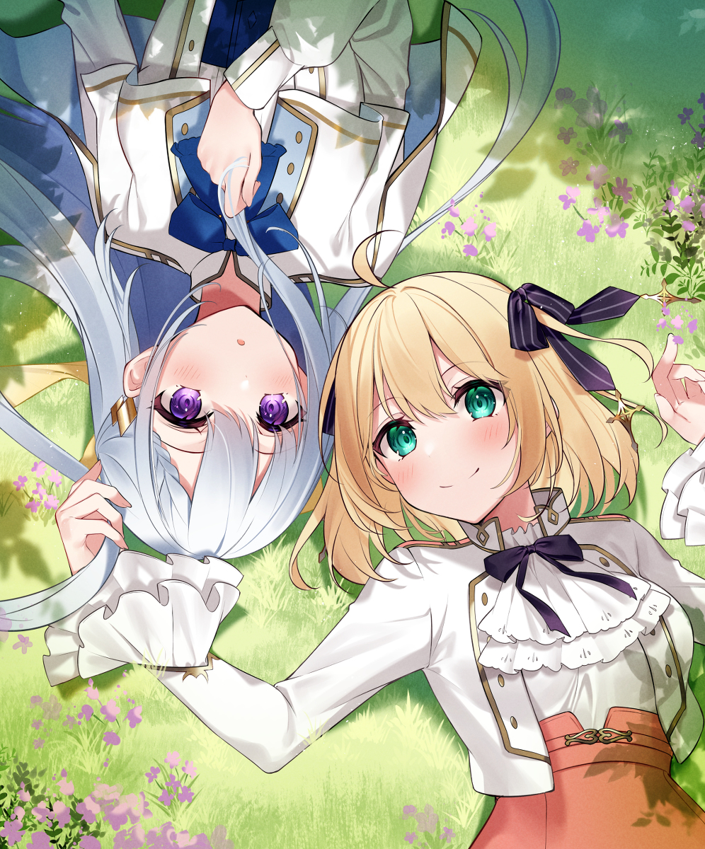 This is a pixiv picture whose title is 【アニメ化】転生王女と天才令嬢の魔法革命.