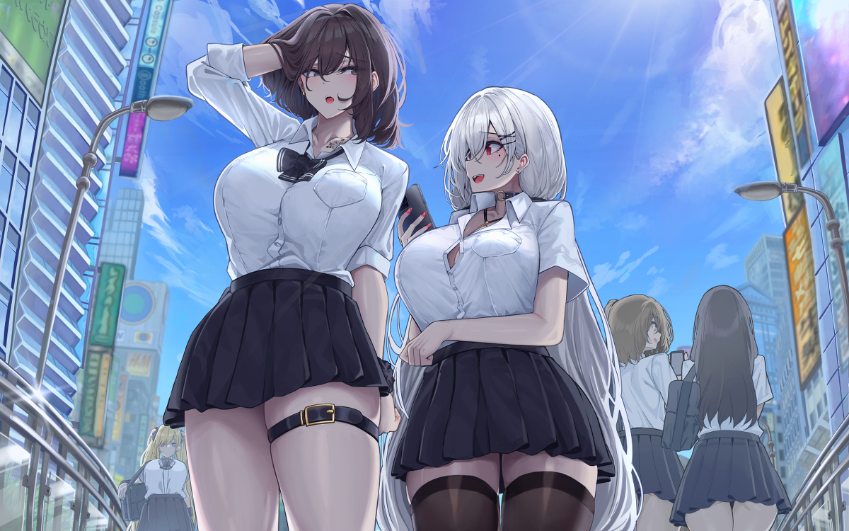 This is a pixiv picture whose title is JK.