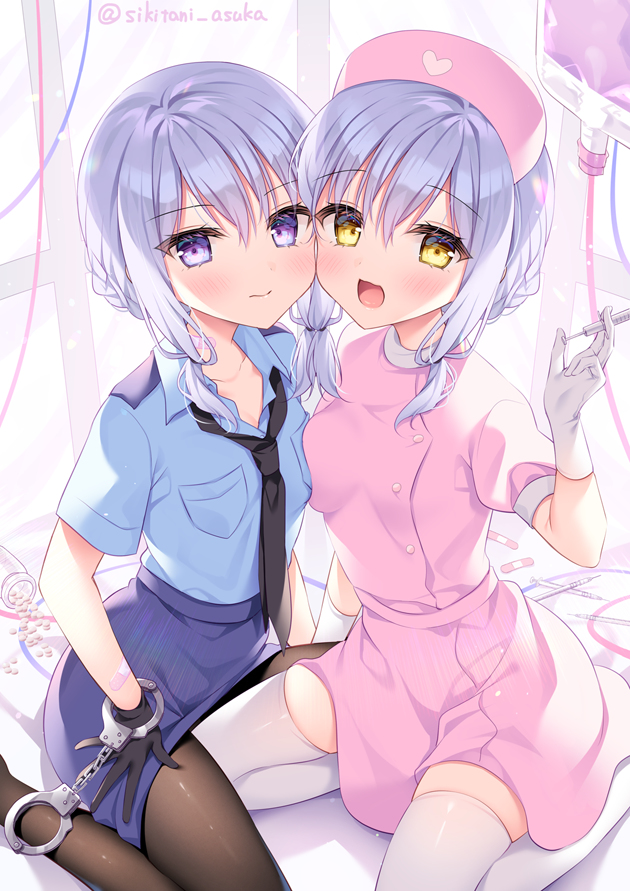 This is a pixiv picture whose title is 逃げちゃだーめ、です♥.