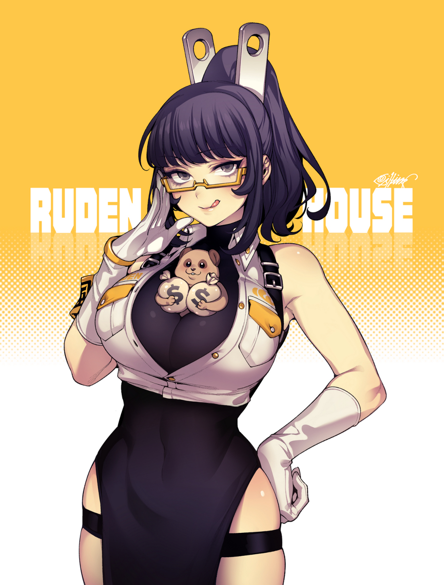 This is a pixiv picture whose title is RUDEN's OC - LAZY GIRL.