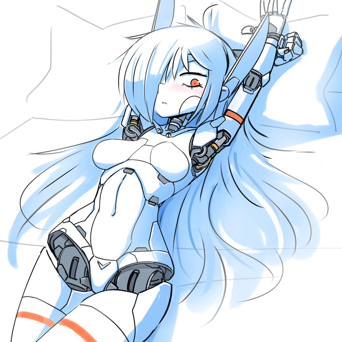 This is a pixiv picture whose title is Robot girl.