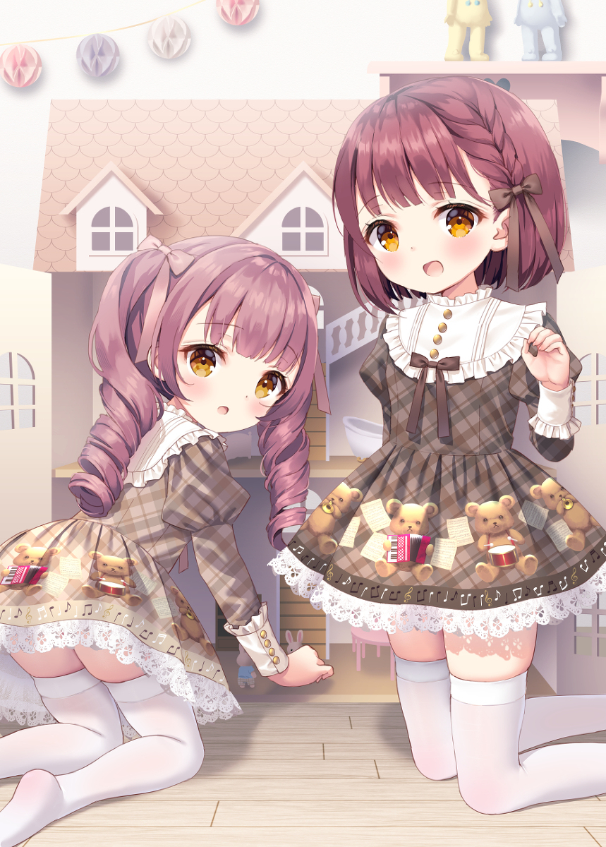 This is a pixiv picture whose title is 🐇Dollhouse🧸.