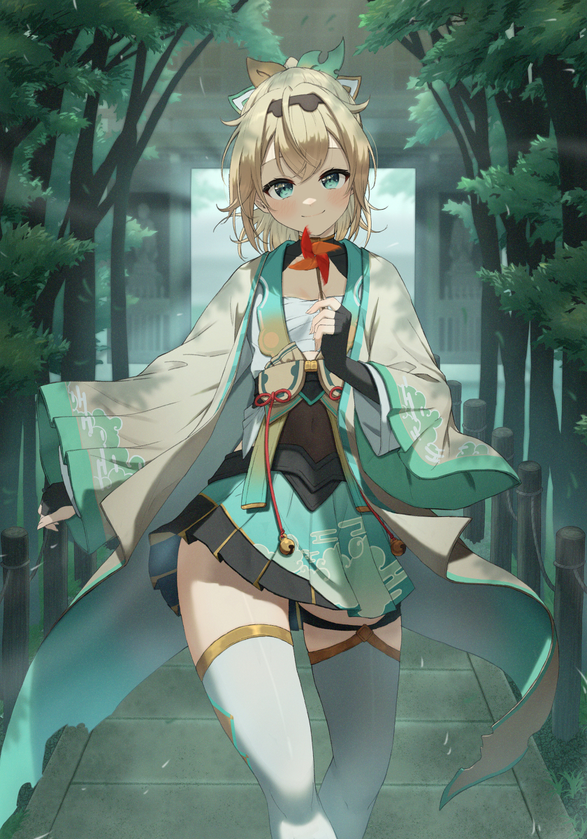 This is a pixiv picture whose title is 風真いろは.