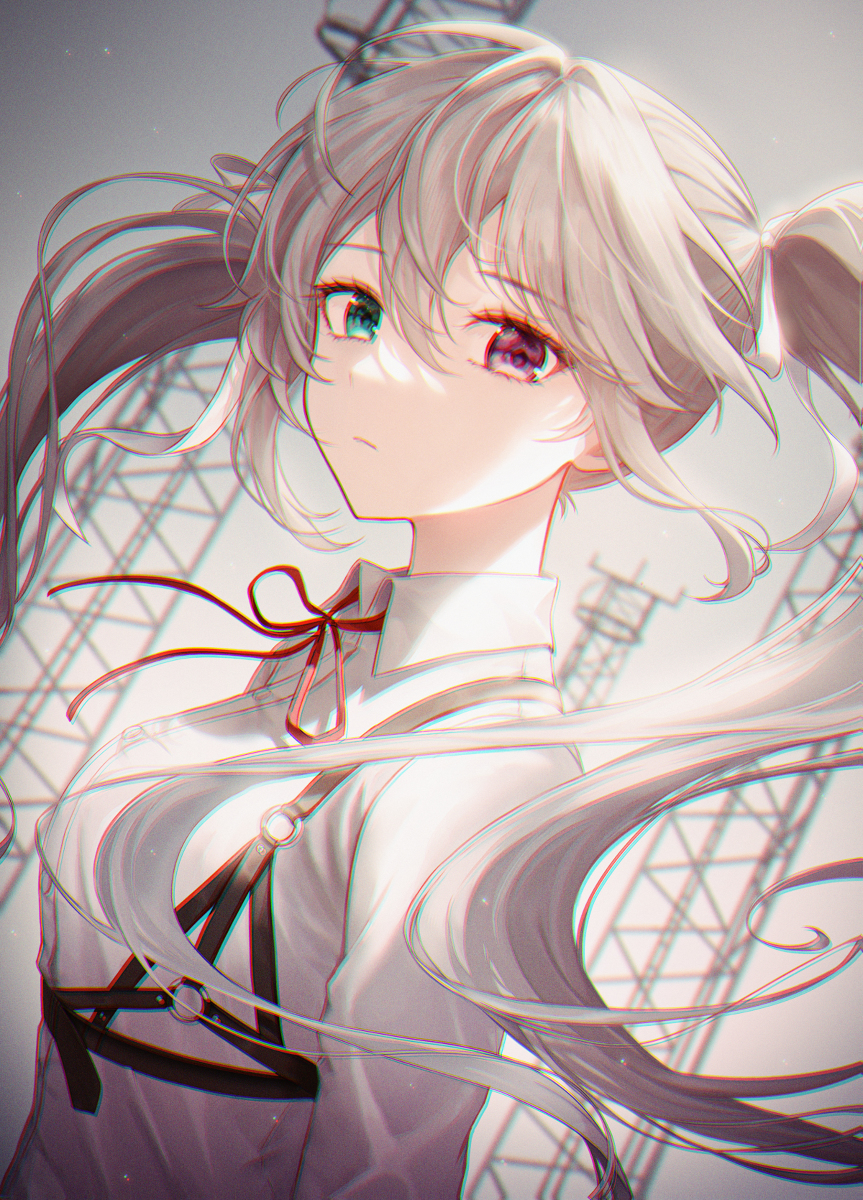 This is a pixiv picture whose title is ニーゴミク.