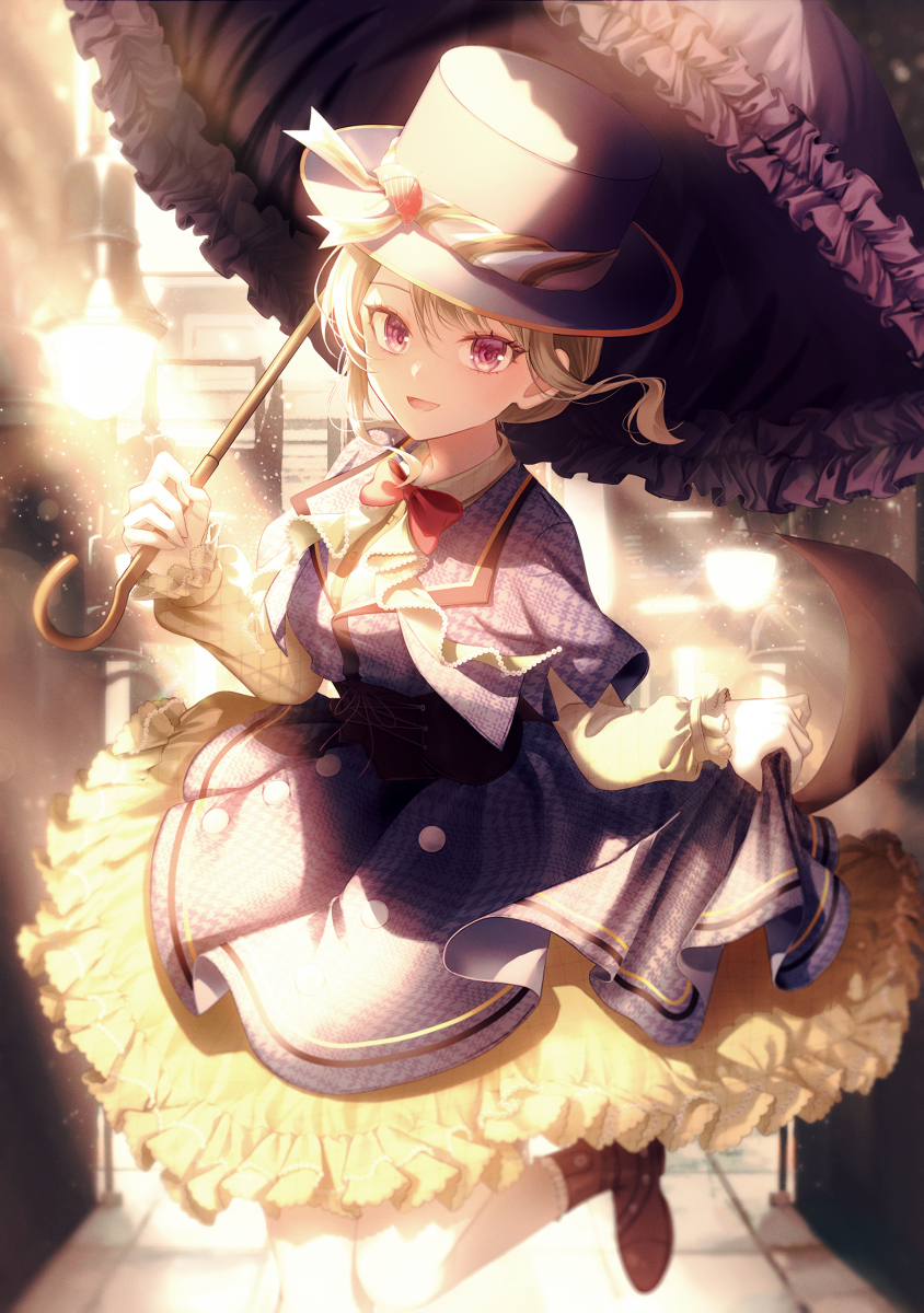 This is a pixiv picture whose title is ☂️.