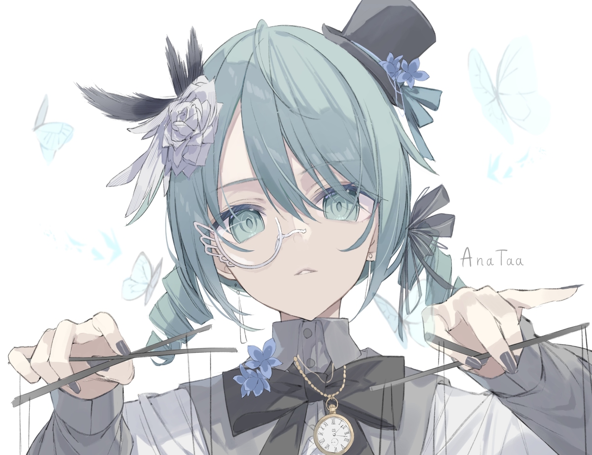 This is a pixiv picture whose title is あやつり.