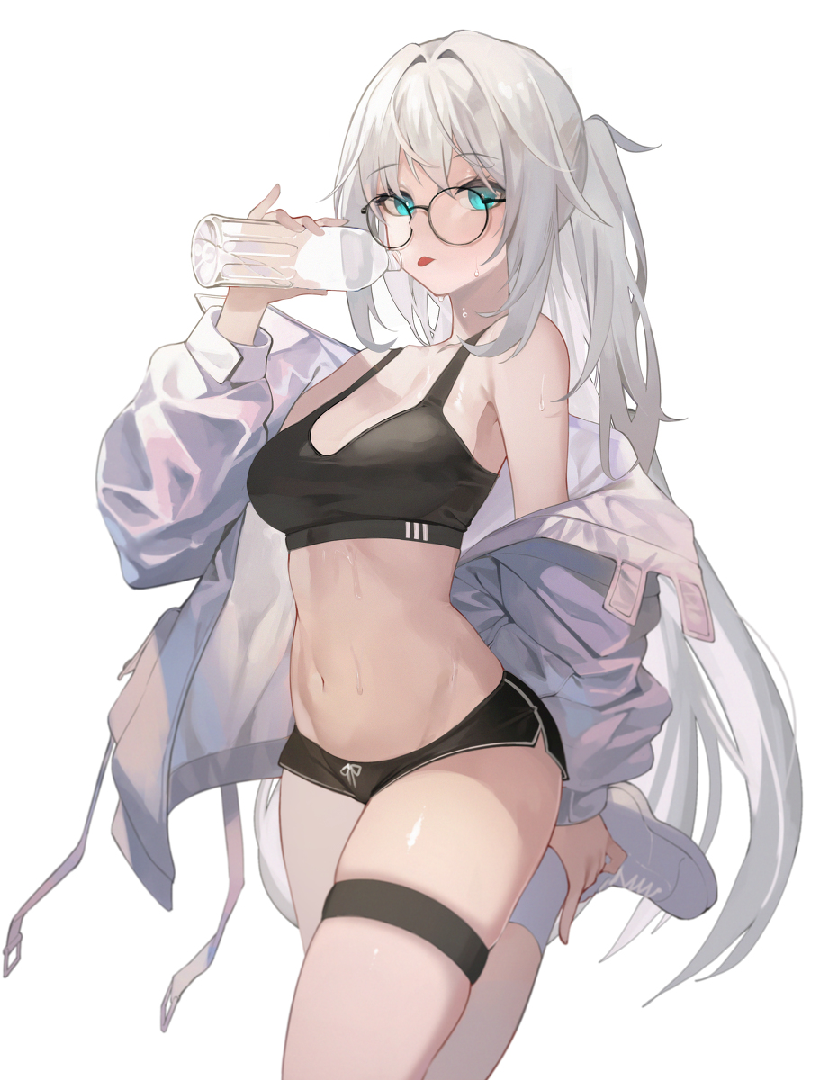 This is a pixiv picture whose title is white girl.