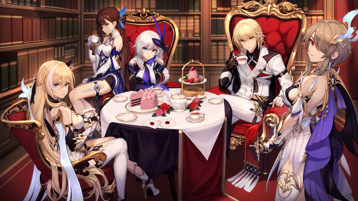 This is a pixiv picture whose title is 붕괴3rd 5주년을 축하합니다!.