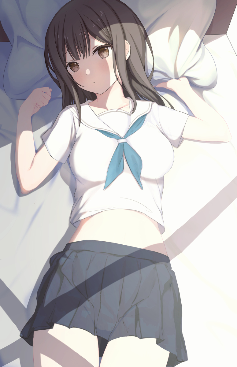 This is a pixiv picture whose title is 彼女の部屋で….