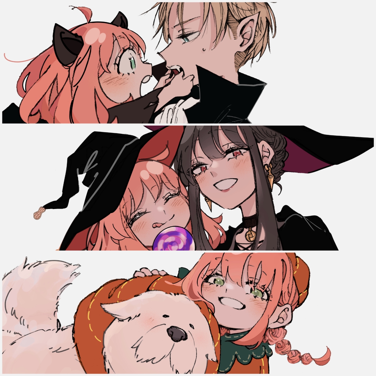 This is a pixiv picture whose title is Halloween.