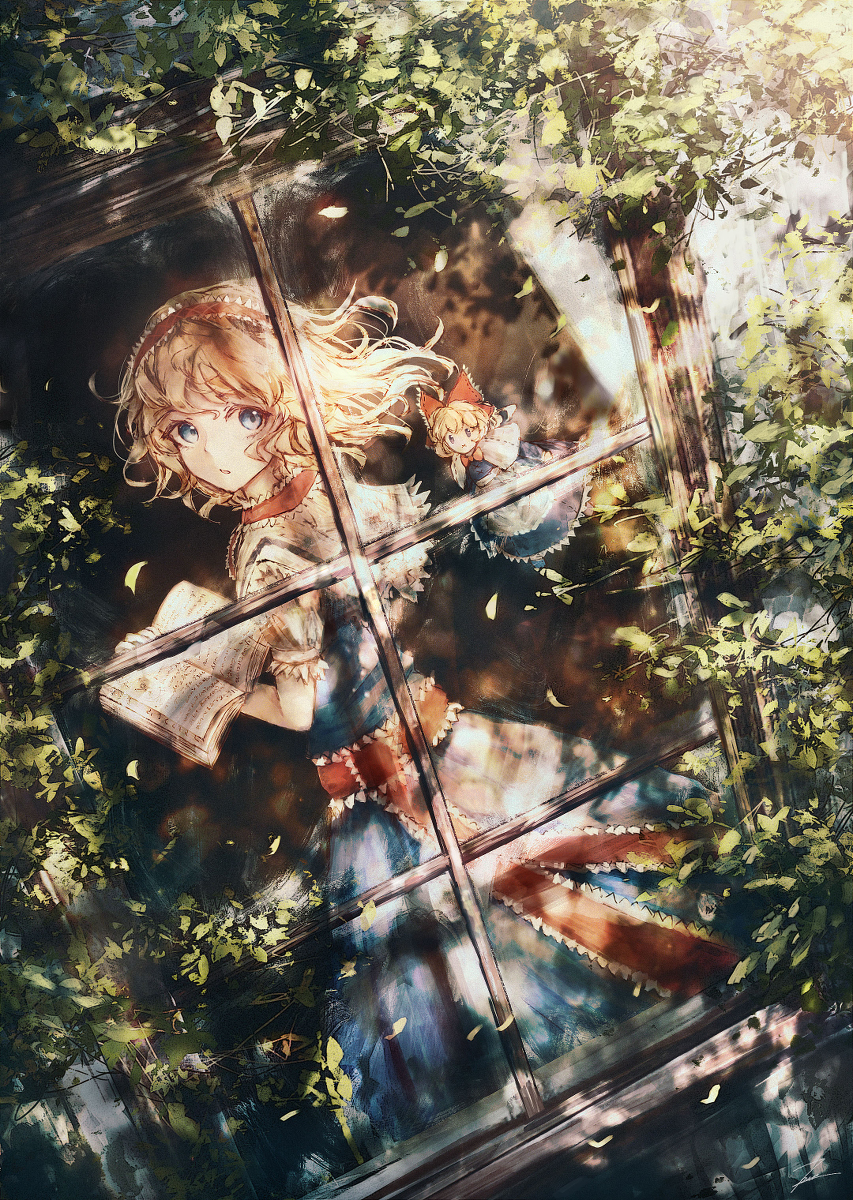 This is a pixiv picture whose title is Alice.