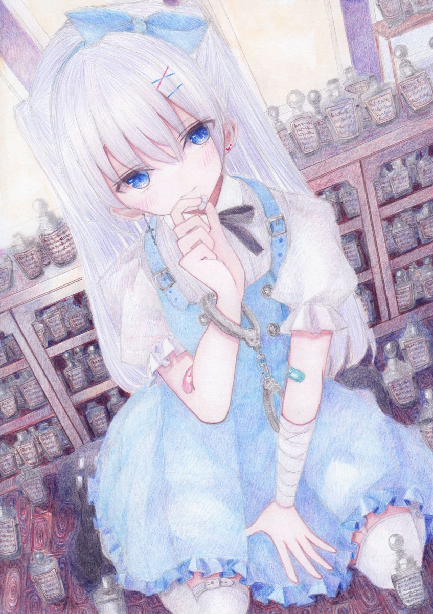 This is a pixiv picture whose title is 病み付き.