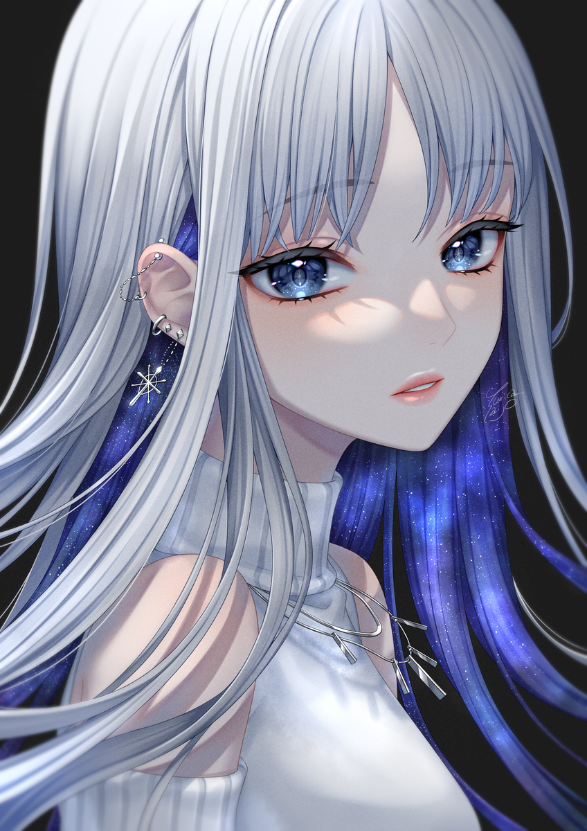 This is a pixiv picture whose title is 煌深.