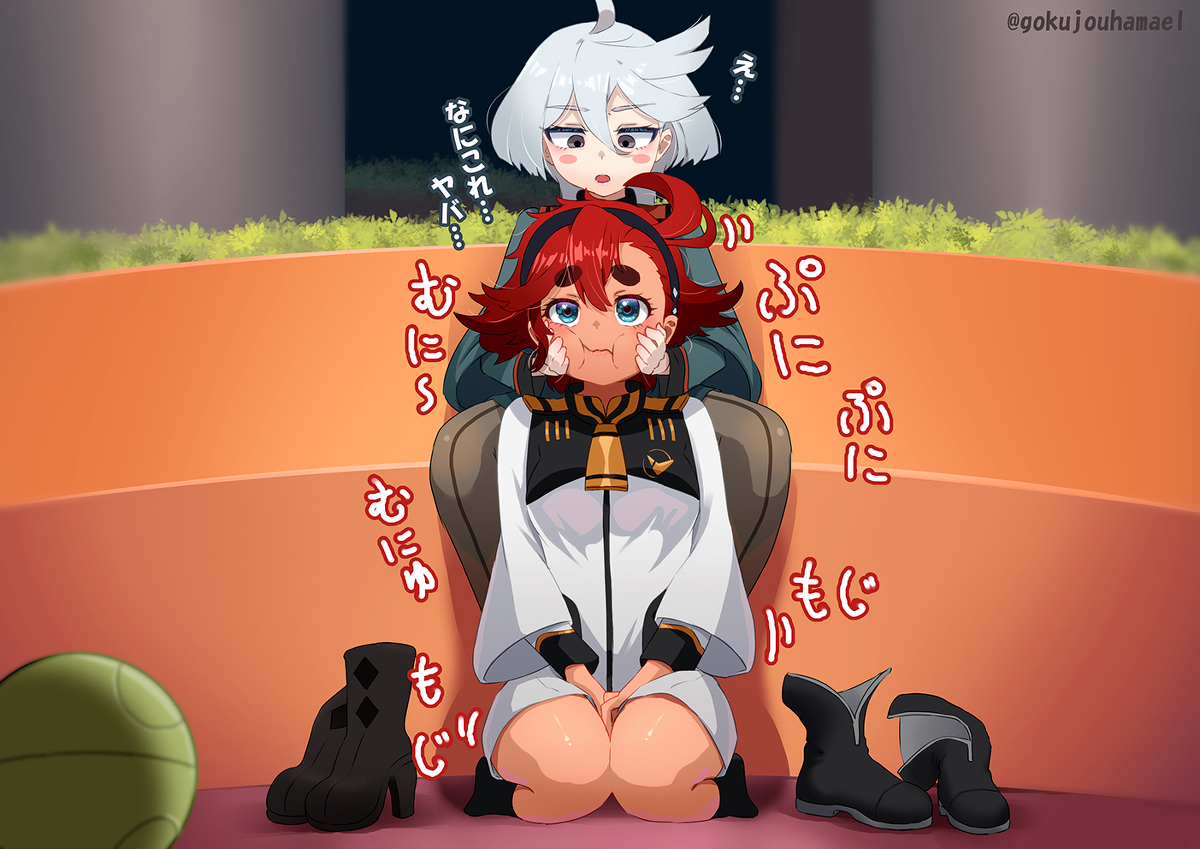This is a pixiv picture whose title is スレッタとミオミオ.
