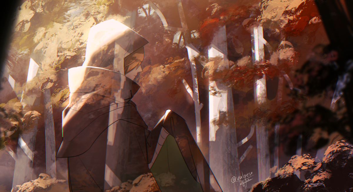 This is a pixiv picture whose title is 無貌の王.