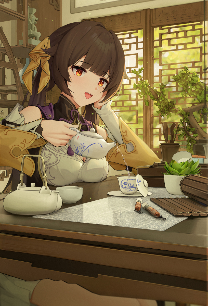 This is a pixiv picture whose title is 素裳.