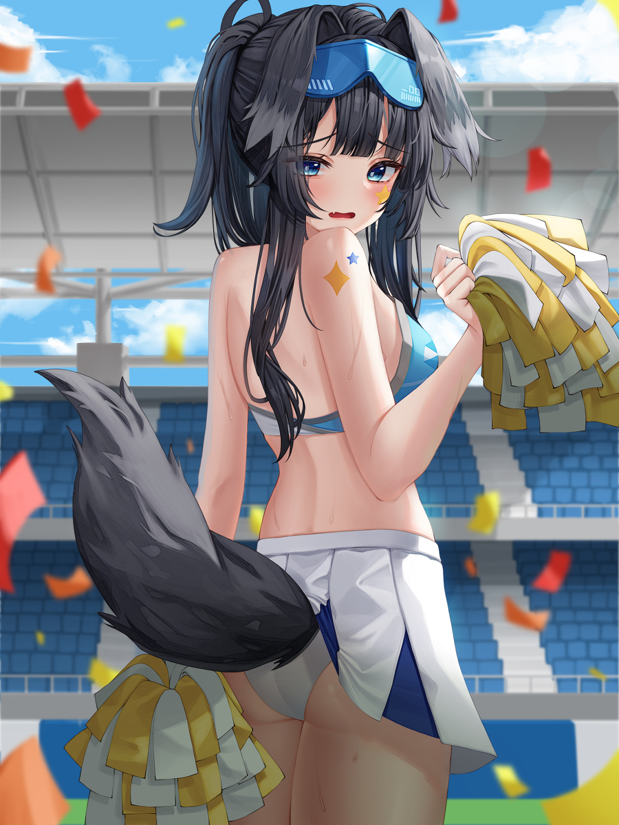 This is a pixiv picture whose title is HIBIKI.