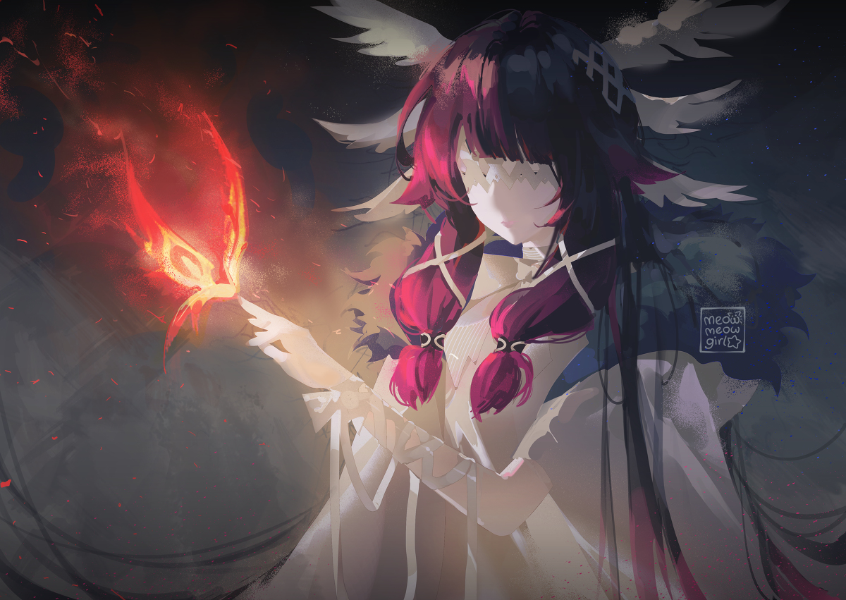 This is a pixiv picture whose title is columbina rkgk.