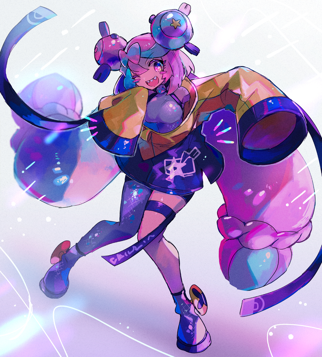 This is a pixiv picture whose title is 🧲✨.