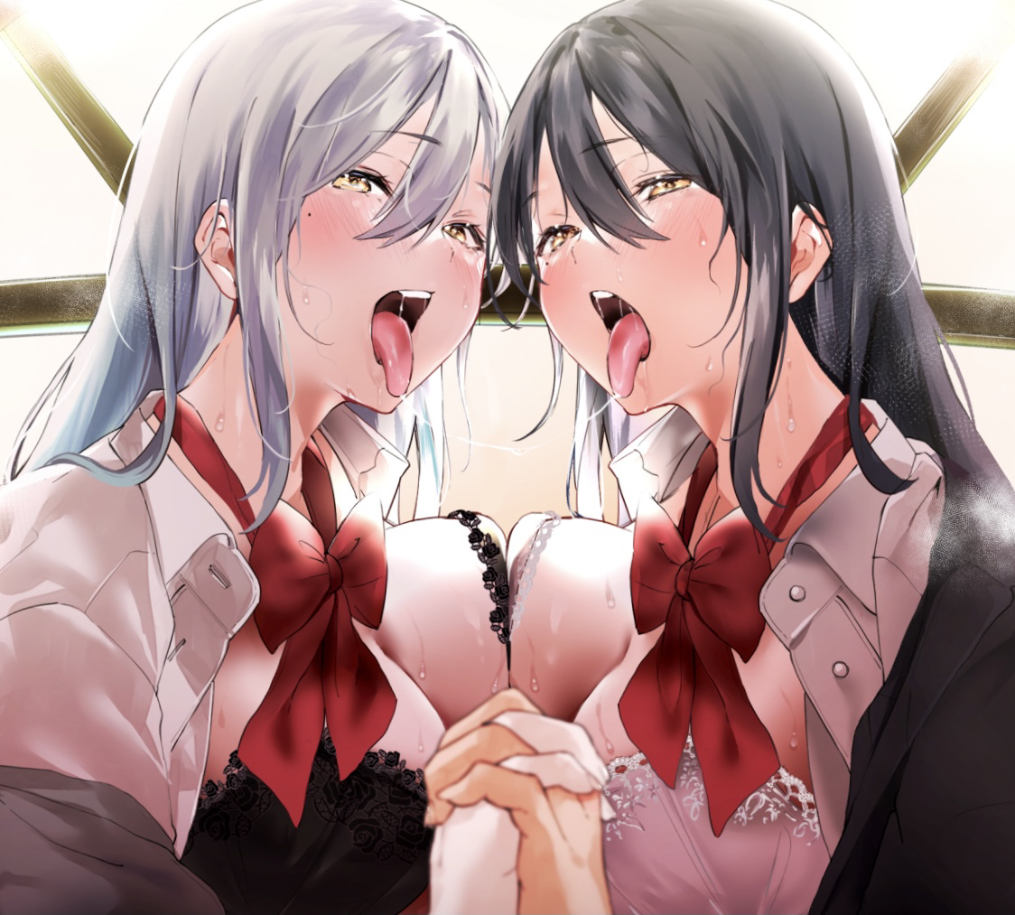 This is a pixiv picture whose title is どっち………？♡.