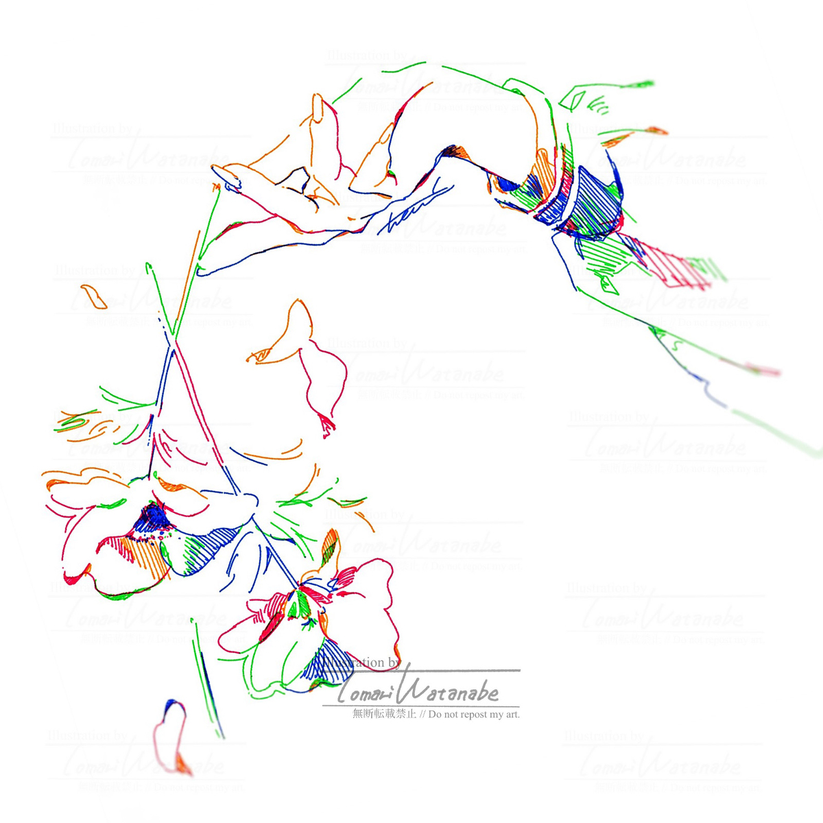 This is a pixiv picture whose title is 離していいよ.