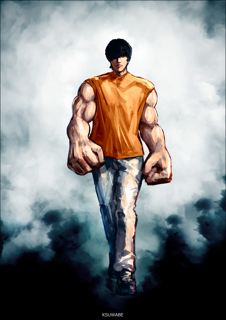 This is a pixiv picture whose title is KICKBACK.