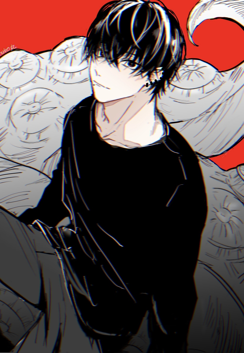 This is a pixiv picture whose title is 吉田.