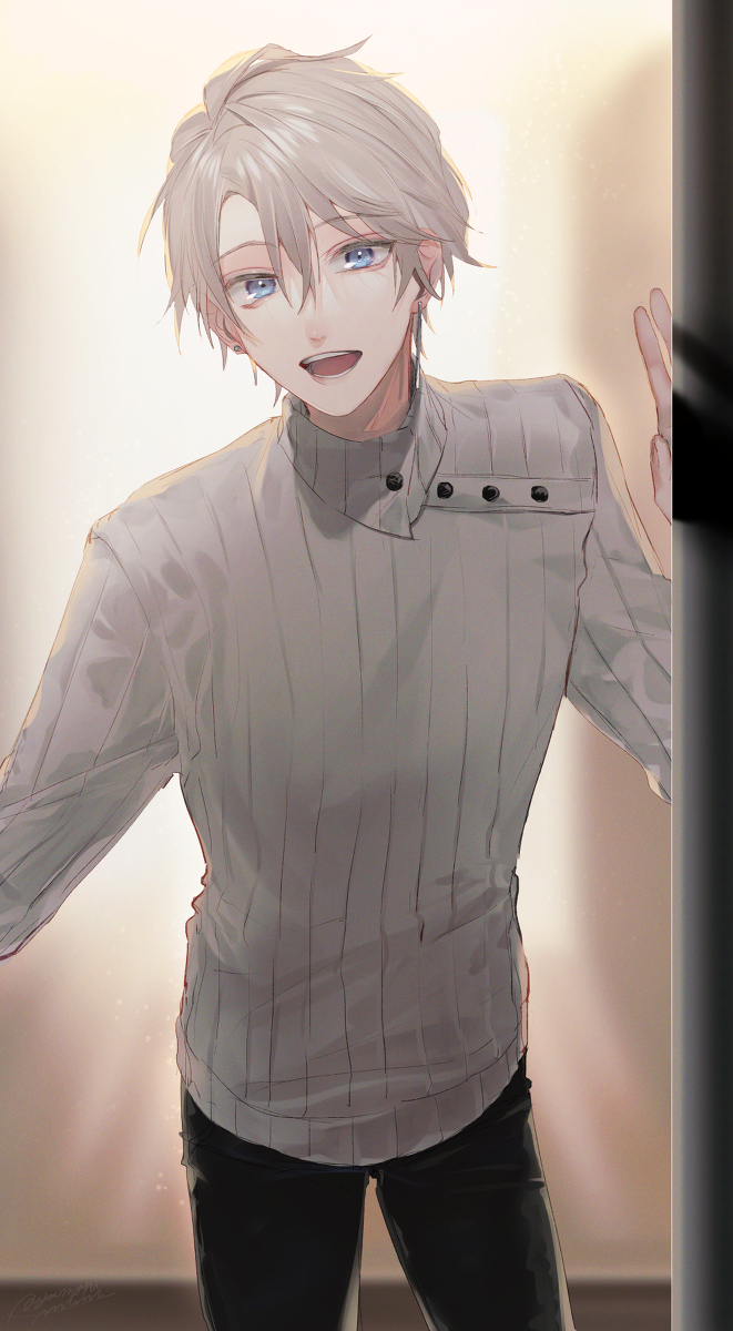 This is a pixiv picture whose title is 甲斐田晴.