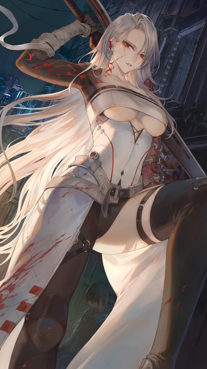 This is a pixiv picture whose title is ナインティナイン/「無期迷途」.