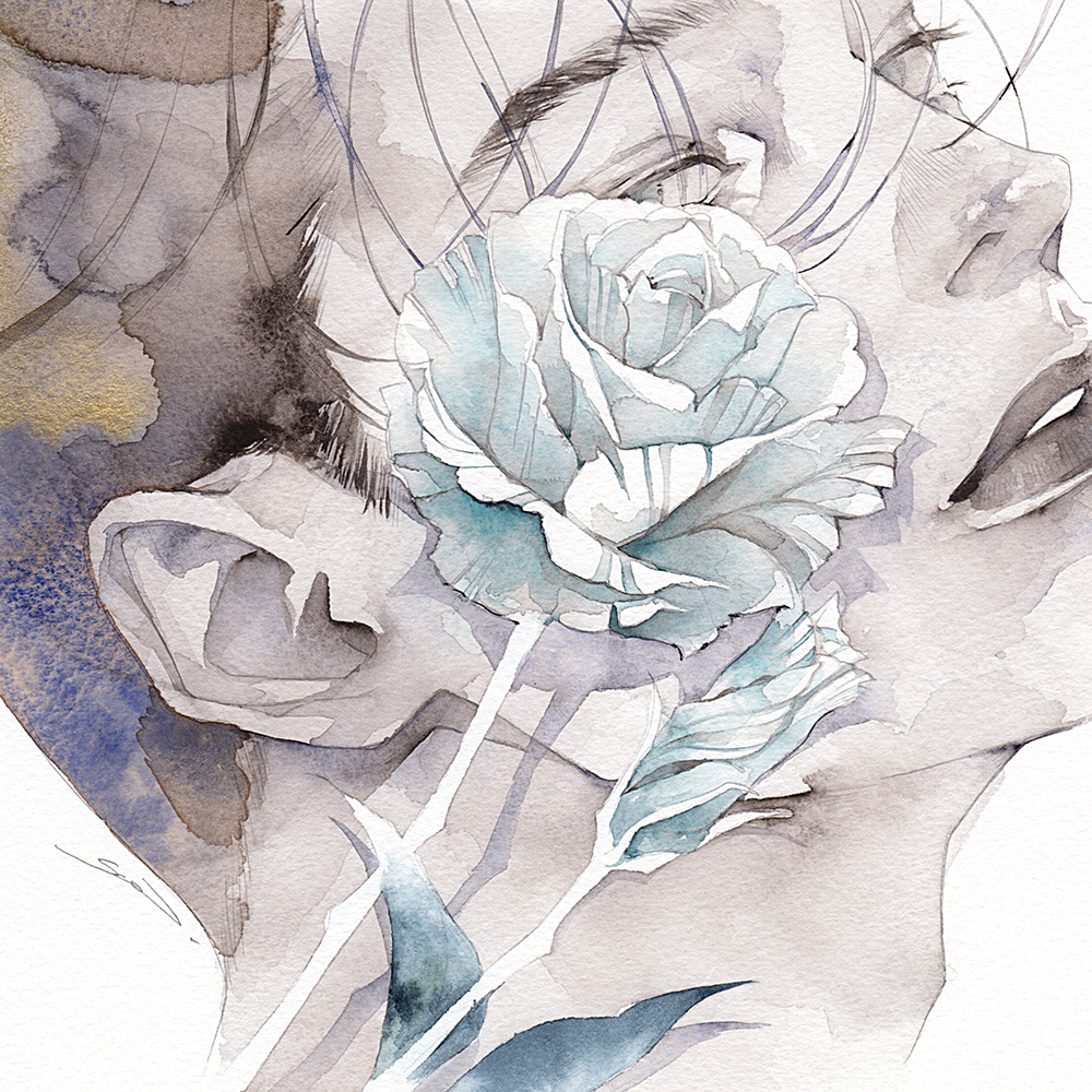 This is a pixiv picture whose title is 待宵（まつよい）.