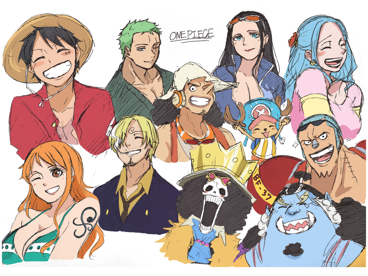 This is a pixiv picture whose title is onepiece log.