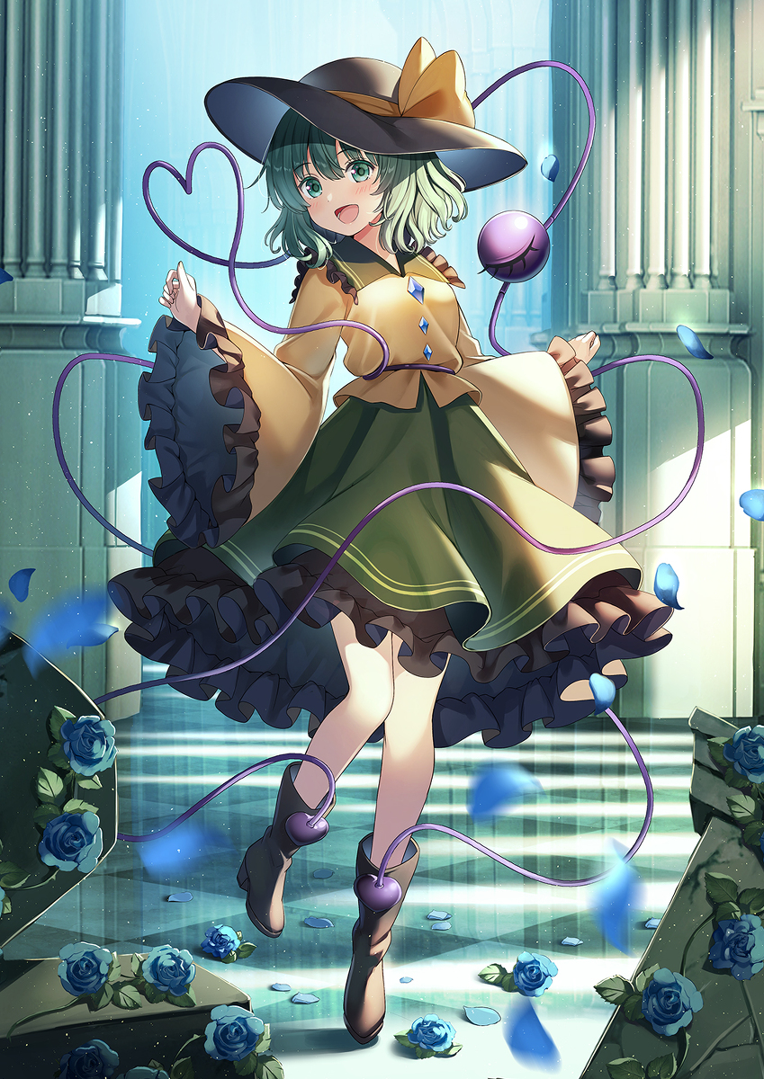 This is a pixiv picture whose title is 閉じた恋の瞳.