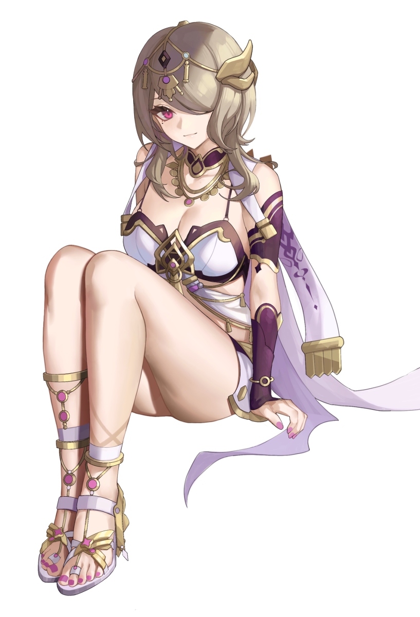 This is a pixiv picture whose title is 须弥风味丽塔.