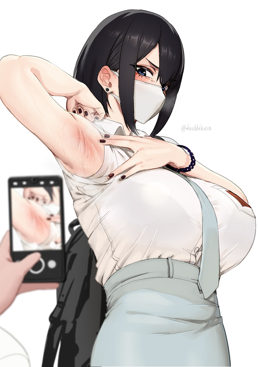 This is a pixiv picture whose title is Extorted armpit.