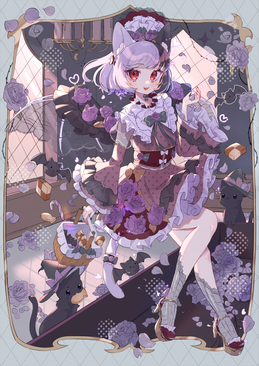 This is a pixiv picture whose title is 🕸×🌹.