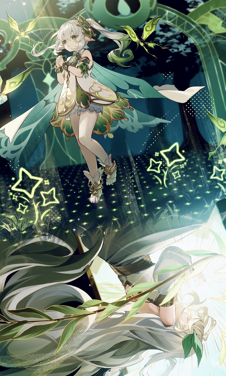 This is a pixiv picture whose title is 月と太陽.