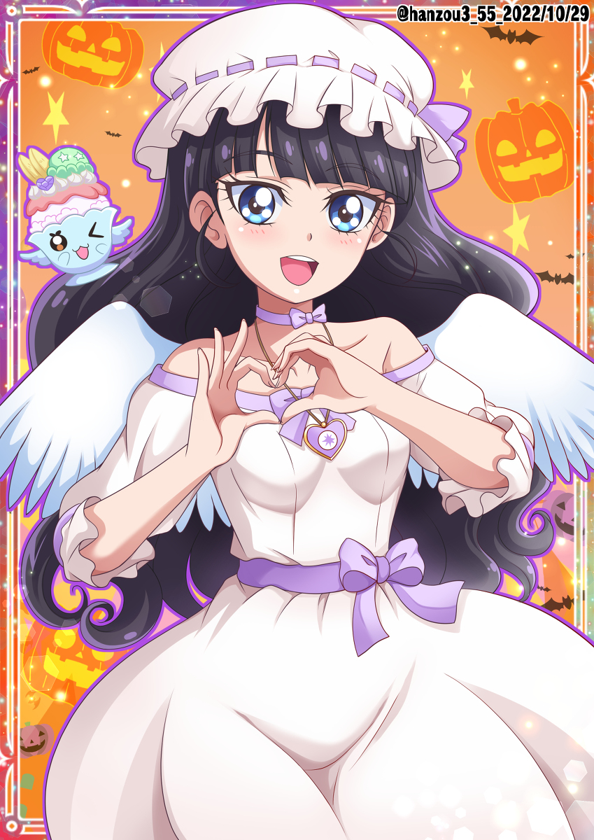 This is a pixiv picture whose title is ハロウィン衣装のあまねちゃん.